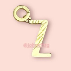Gorjana Parker 18K Gold Plated Charm Initial Z